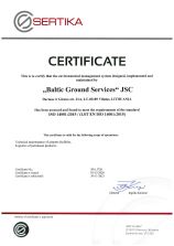 ISO 45001:2018 certificate