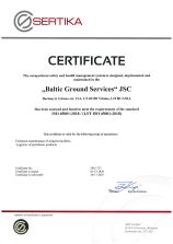 ISO 9001:2015 certificate ENG 